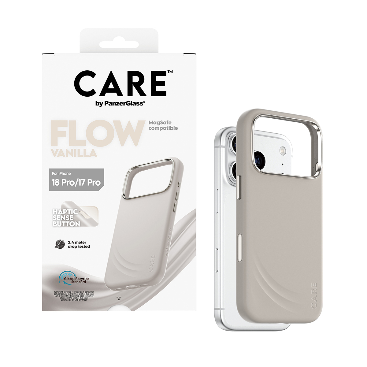 PanzerGlass CARE™ by ® Flow Case Vanilla w. MagSafe iPhone 2026 Pro | 17 Pro mobiele telefoon behuizingen Hoes Transparant - Afbeelding 6