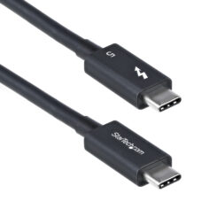 StarTech.com 1m Thunderbolt 5 Kabel, 80Gbps/Tot 120Gbps, 240W PD EPR, 8K 60Hz, Thunderbolt-Gecertificeerde Kabel, Compatibel met Thunderbolt 4/USB4/USB-C