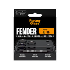 PanzerGlass ® Fender Camera Protector Shades of Grey iPhone 2026 Pro Doorzichtige schermbeschermer 1 stuk(s) - Afbeelding 4