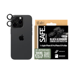 PanzerGlass SAFE. by ® Camera Lens Protector Black iPhone iPhone 16 Pro | 16 Pro Max Doorzichtige schermbeschermer Apple 1 stuk(s) - Afbeelding 3