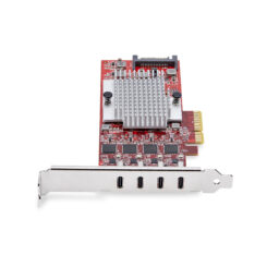StarTech.com 4-Port USB-C PCIe Kaart, USB 3.2 10Gbps, USB Type-C PCI Express Uitbreidingskaart, 4x Onafhankelijke USB Controllers, Windows/Linux/macOS, TAA-Compliant - Afbeelding 4