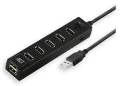 ACT USB hub 7 poorts, aan/uit-schakelaar - Afbeelding 2