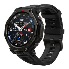 Amazfit T-rex 3 Pro 3,35 cm (1.32") AMOLED 44 mm Digitaal 466 x 466 Pixels Touchscreen Zwart Wifi GPS - Afbeelding 2