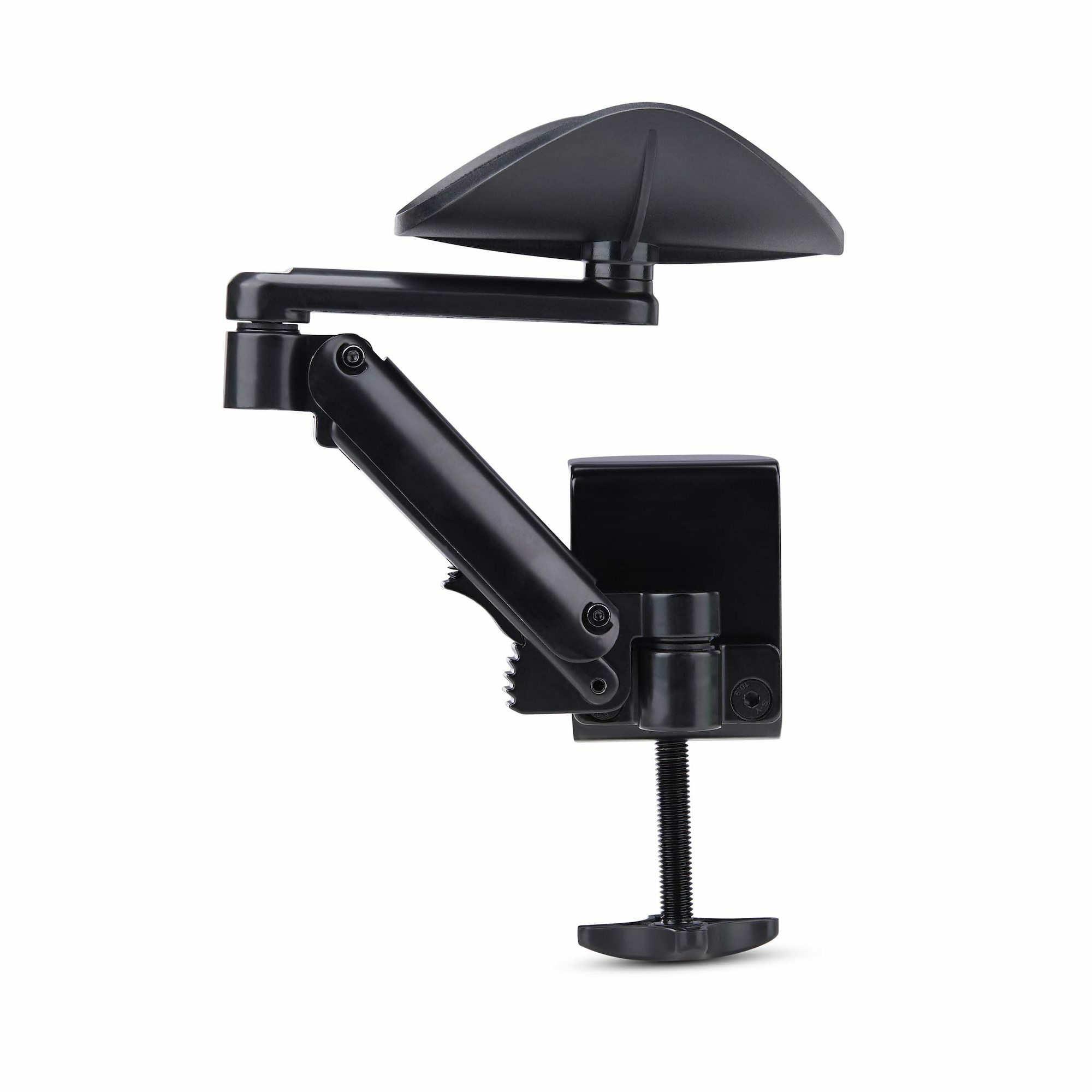 StarTech.com Verstelbare Armsteun voor Bureau, Ergonomische Arm/Elleboogsteun, 360-graden Rotatie, Kleminstallatie zonder Boren, Zwart - Afbeelding 4