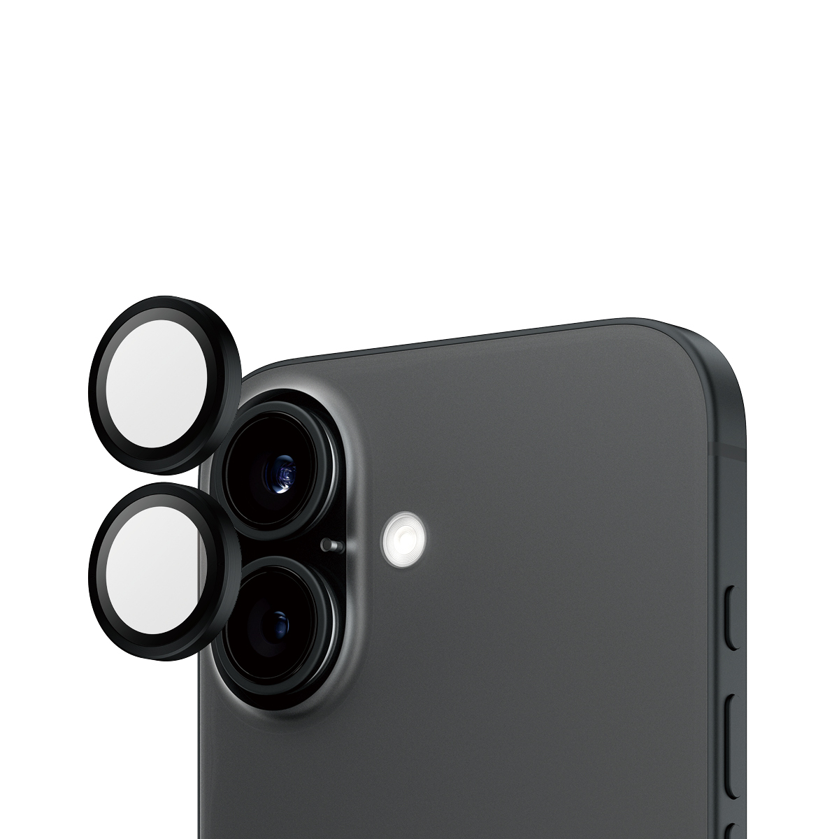 PanzerGlass ® Hoops® Camera Lens Protector Black iPhone 16 | 16 Plus Doorzichtige schermbeschermer Apple 1 stuk(s)