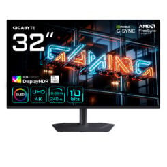 GIGABYTE MO32U24 computer monitor 80 cm (31.5") 3840 x 2160 Pixels 4K Ultra HD QD-OLED Zwart