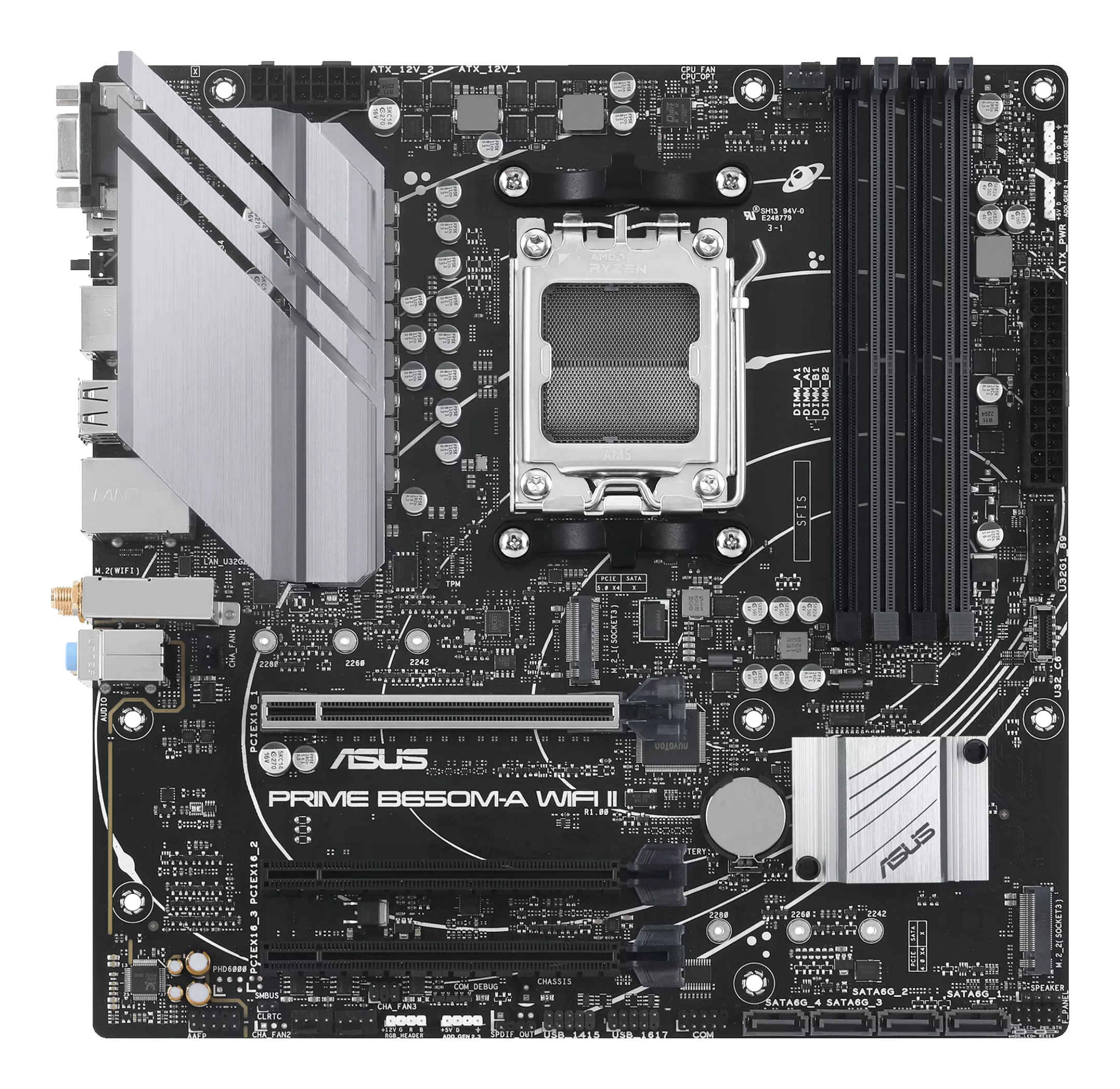 ASUS PRIME B650M-A WIFI II AMD B650 Socket AM5 micro ATX - Afbeelding 3
