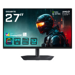 GIGABYTE MO27Q2A computer monitor 68,6 cm (27") 2560 x 1440 Pixels Quad HD QD-OLED Zwart