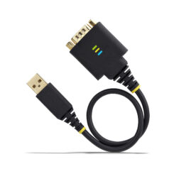 StarTech.com 30cm USB naar Serieel Adapter/Converter Kabel, COM Retention, Verwisselbare DB9 Schroeven/Moeren, USB-A naar DB9 RS232, FTDI IC, ESD Bescherming, Windows/macOS/Linux - Afbeelding 6