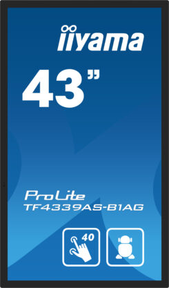 iiyama TF4339AS-B1AG computer monitor 108 cm (42.5") 3840 x 2160 Pixels 4K Ultra HD LED Touchscreen Zwart - Afbeelding 4
