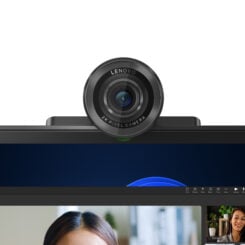 Lenovo 4XC1Q25245 webcam 4 MP 1920 x 1080 Pixels USB-C Zwart - Afbeelding 3