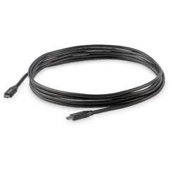 StarTech.com 3m USB-C Laadkabel, Fast Charge & Sync Type C Kabel, 100W (5A) PD, USB 2.0, USB-IF Gecertificeerd - Zwarte USB Oplaadkabel - Afbeelding 5
