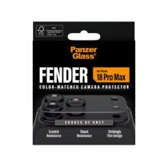 PanzerGlass ® Fender Camera Protector Shades of Grey iPhone 2026 Pro Max Doorzichtige schermbeschermer 1 stuk(s) - Afbeelding 4