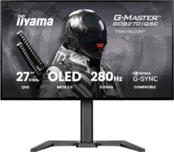 iiyama G-MASTER GOB2701QSC-B1 computer monitor 68,6 cm (27") 2560 x 1440 Pixels 2K Ultra HD OLED Zwart