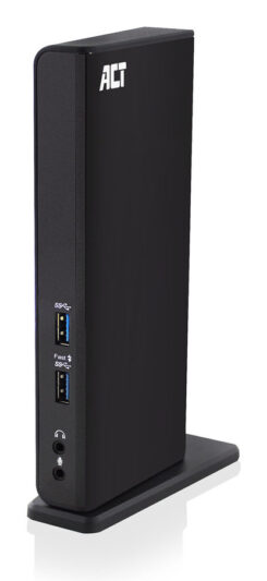 ACT Universeel USB-C of USB-A Dockingstation, voor 2 HDMI monitoren, DisplayLink - Afbeelding 2
