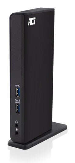 ACT Universeel USB-C of USB-A Dockingstation, voor 2 HDMI monitoren, DisplayLink
