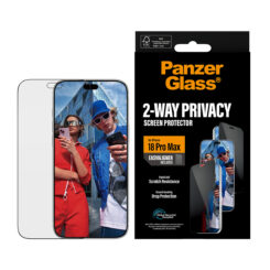 PanzerGlass ® 2-Way Privacy Screen Protector iPhone 2026 Pro Max | Ultra-Wide Fit w. EasyAligner Doorzichtige schermbeschermer 1 stuk(s) - Afbeelding 3
