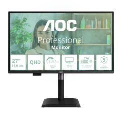 AOC Q27P4U computer monitor 68,6 cm (27") 2560 x 1440 Pixels Wide Quad HD Zwart - Afbeelding 3