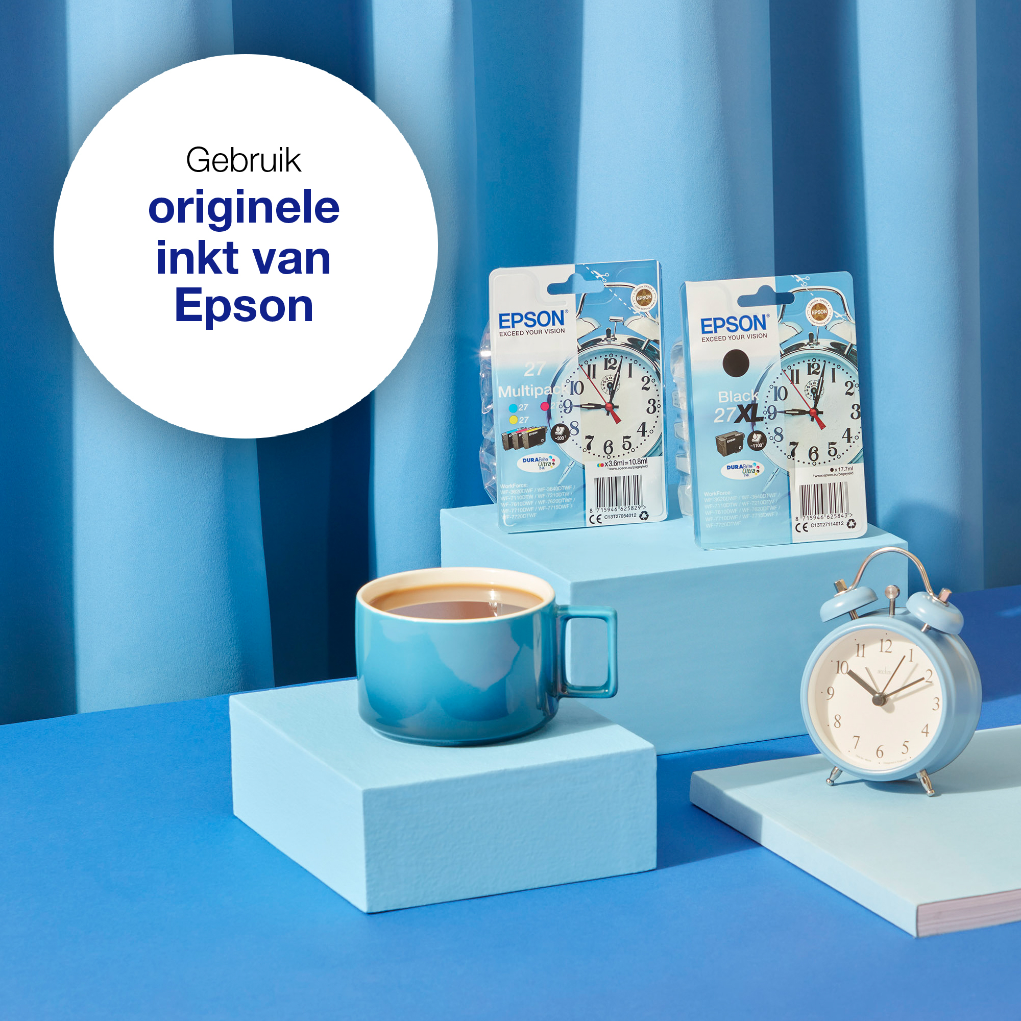 Epson Alarm clock Singlepack Black 27XXL DURABrite Ultra Ink - Afbeelding 3