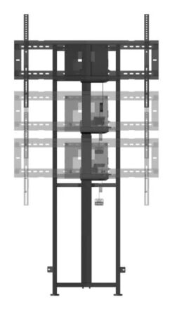 Viewsonic VB-STND-104 bevestiging voor signage-beeldschermen 2,18 m (86") Zwart - Afbeelding 3