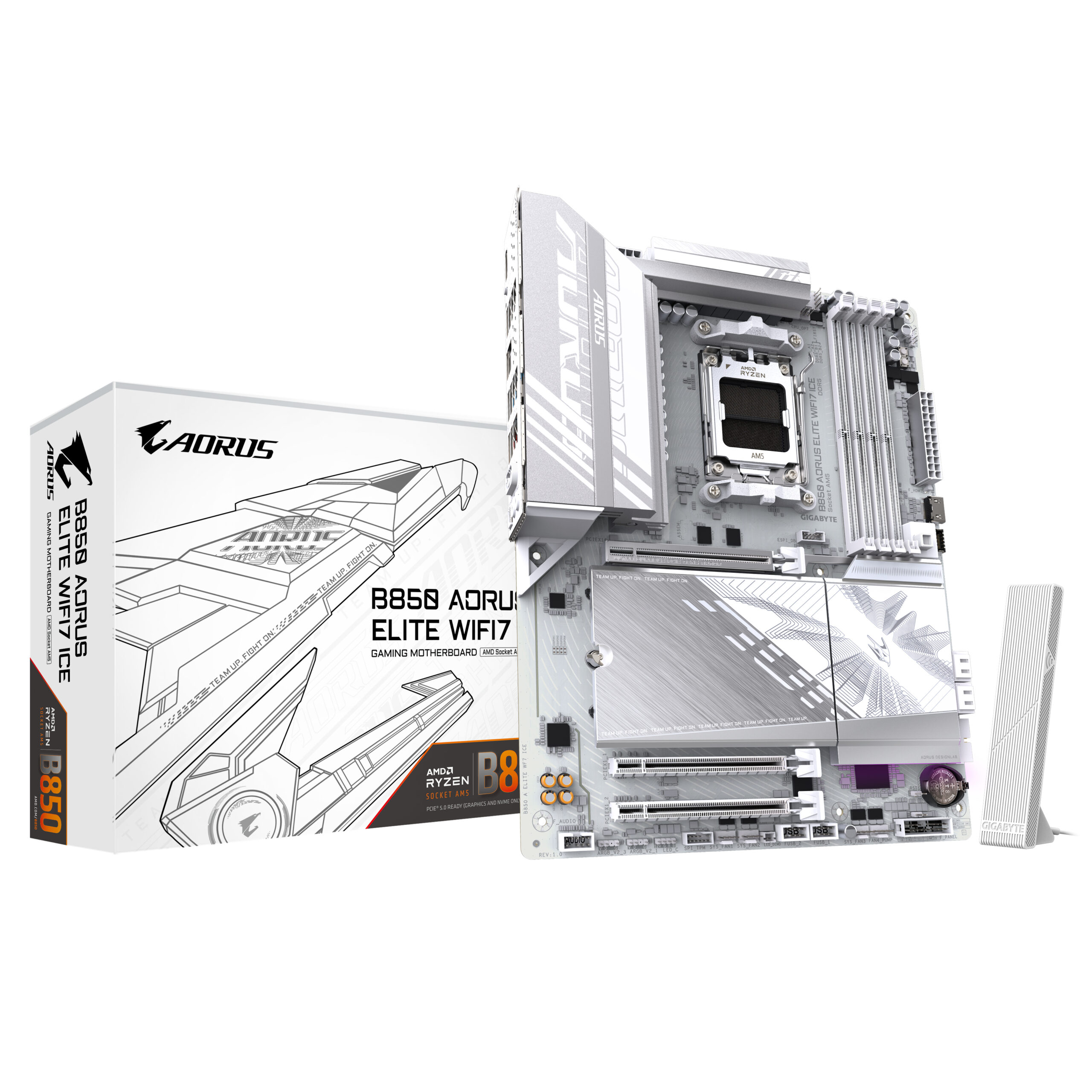 GIGABYTE B850 AORUS ELITE WIFI7 ICE Moederbord