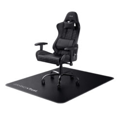 Trust GXT 715 Gaming Vloermat - Vloerbeschermer voor gamingstoel – Slijtvast oppervlak – Zwart