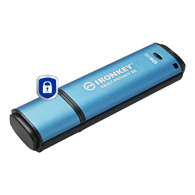 Kingston Technology IronKey 128GB Vault Privacy 50 AES-256 versleuteling, FIPS 197 - Afbeelding 3