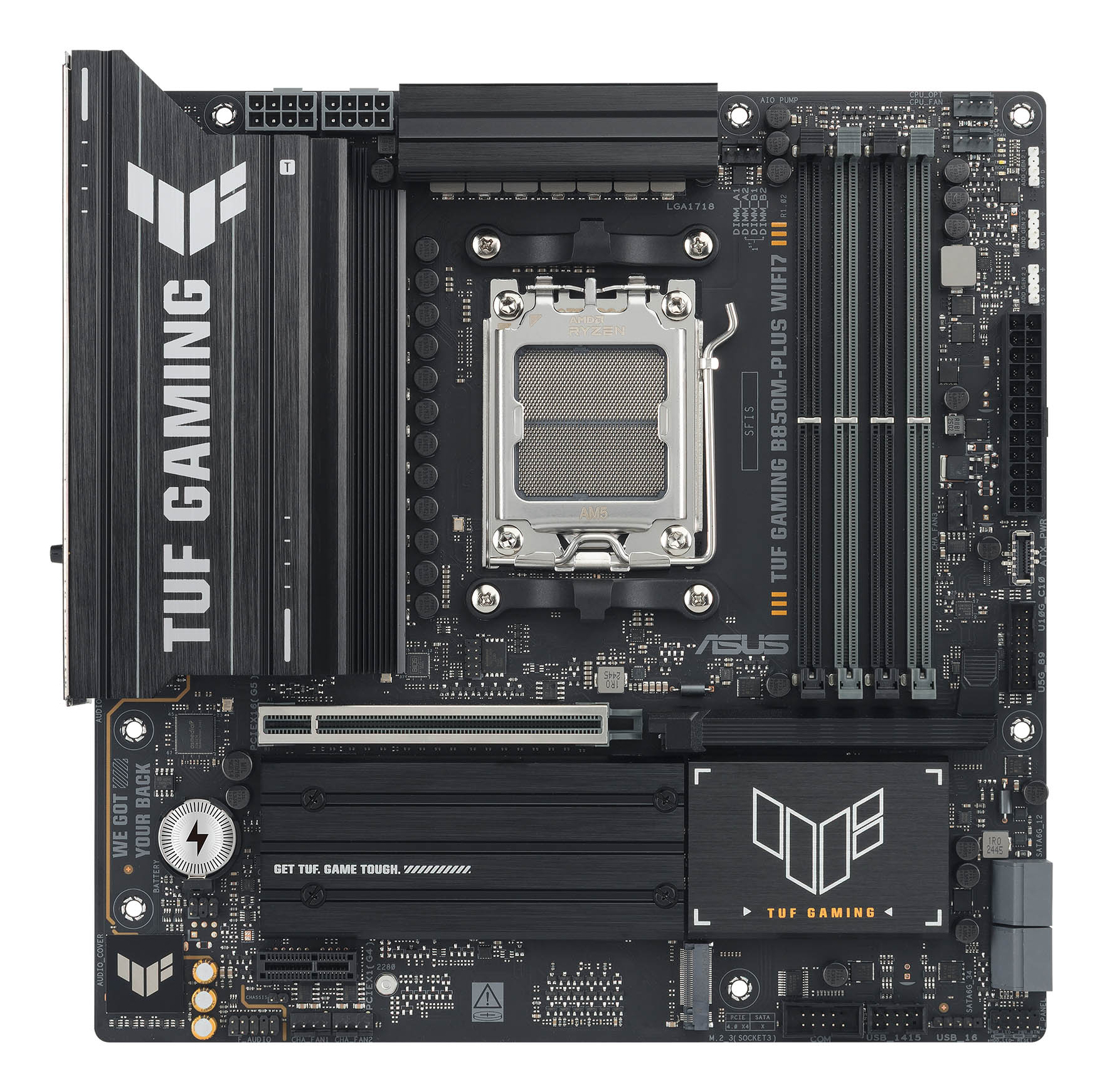 ASUS TUF GAMING B850M-PLUS WIFI7 AMD B850 Socket AM5 micro ATX - Afbeelding 2