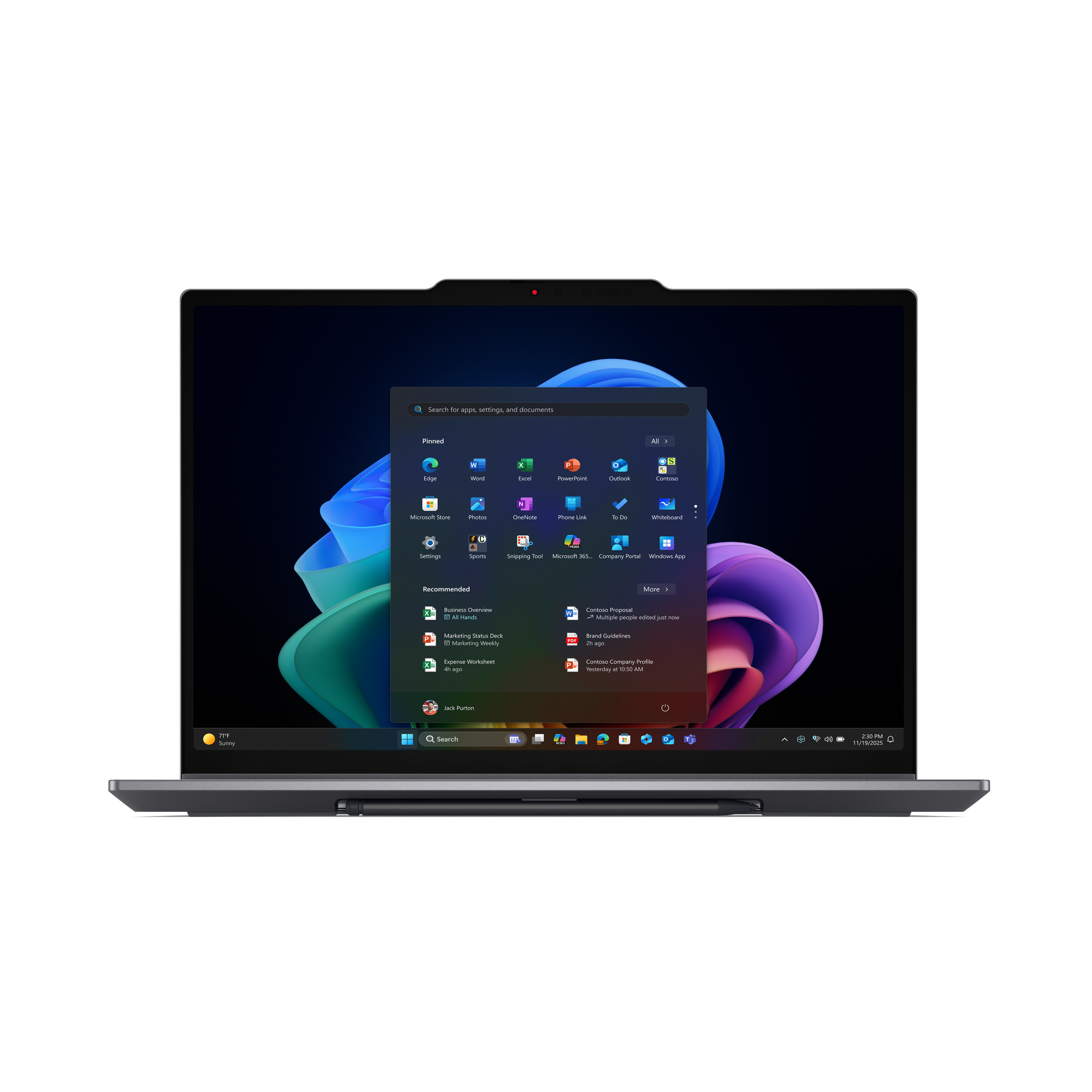 Lenovo ThinkPad X1 2-in-1 Gen 11 Aura Edition Copilot+ PC Intel Core Ultra 7 355 Hybride (2-in-1) 35,6 cm (14") Touchscreen WUXGA 32 GB LPDDR5x-SDRAM 1 TB SSD Wi-Fi 7 (802.11be) Windows 11 Pro Grijs Engels - Afbeelding 4