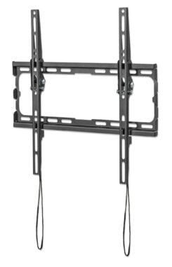 Manhattan Wandbeugel voor TV’s en monitoren (Kantelbaar), voor schermen 32"–55", VESA-compatibiliteit: van 200×200 tot 400×400 mm (controleer de afmetingen van de vier montagegaten aan de achterzijde), max 35 kg, zwart