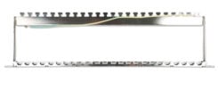 Intellinet 24-poorts afgeschermd leeg patchpanel, 0,5U, 19" keystone high-density ontwerp, uitneembare kabelmanagementbalk, geschikt voor Cat6/Cat6A modules, zwart - Afbeelding 5