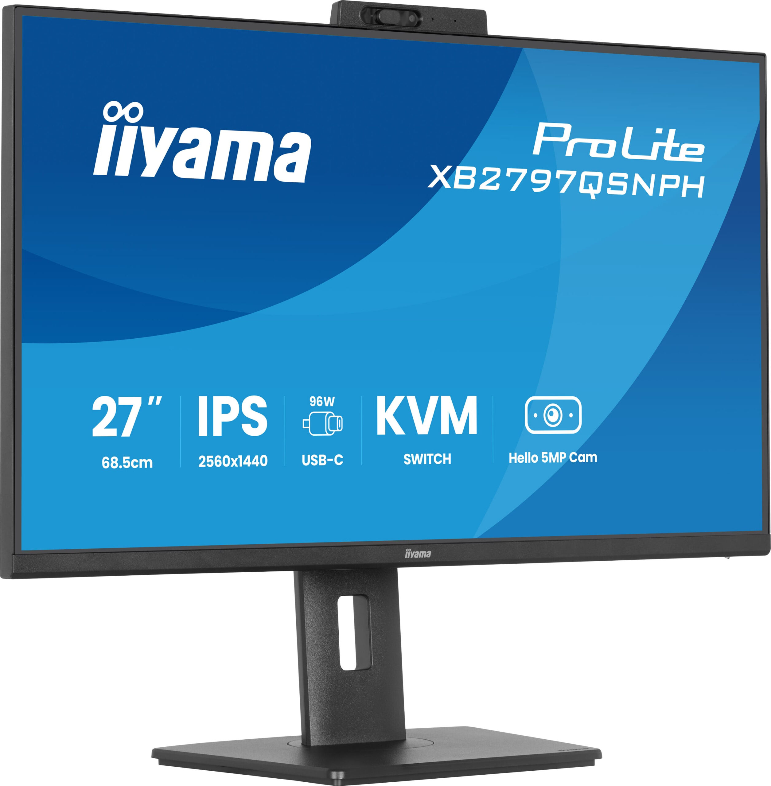 iiyama ProLite XB2797QSNPH-B1 computer monitor 68,6 cm (27") 2560 x 1440 Pixels Quad HD LED Zwart - Afbeelding 6