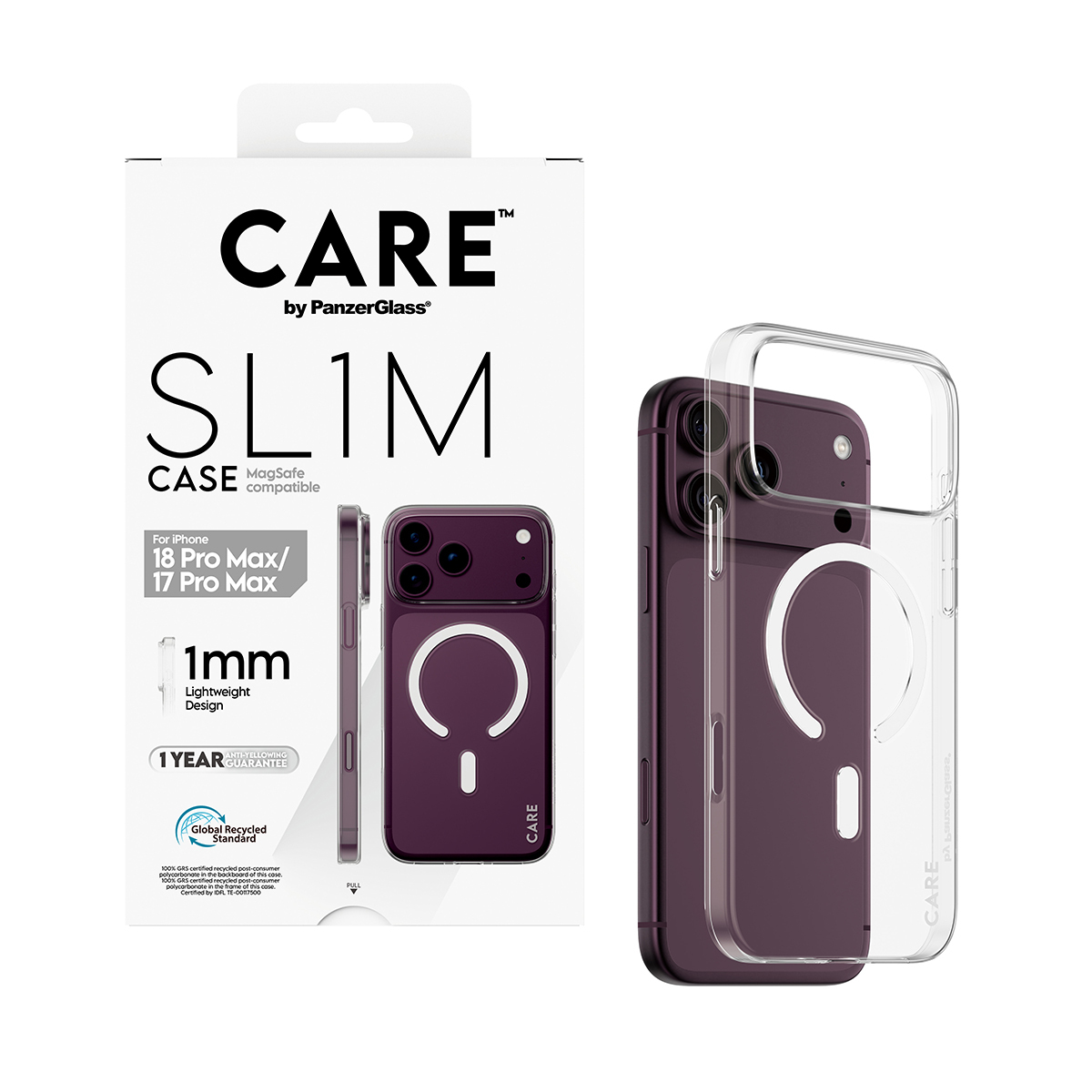 PanzerGlass CARE™ by ® SL1M Case Transparent w. MagSafe iPhone 2026 Pro Max | 17 Pro Max mobiele telefoon behuizingen Hoes Transparant - Afbeelding 6