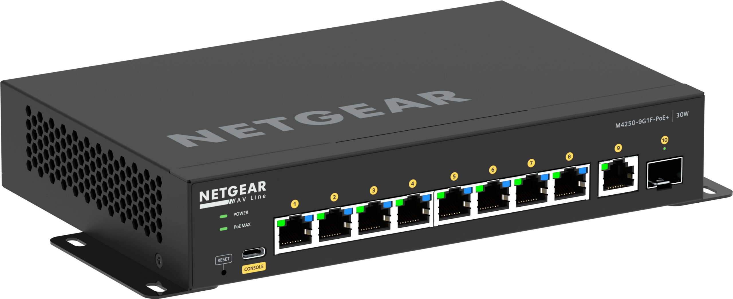NETGEAR GSM4210PD Managed L2/L3 Gigabit Ethernet (10/100/1000) Power over Ethernet (PoE) Zwart - Afbeelding 4