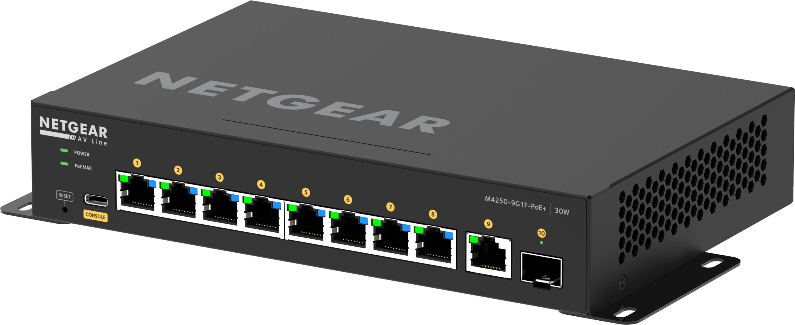 NETGEAR GSM4210PD Managed L2/L3 Gigabit Ethernet (10/100/1000) Power over Ethernet (PoE) Zwart - Afbeelding 3