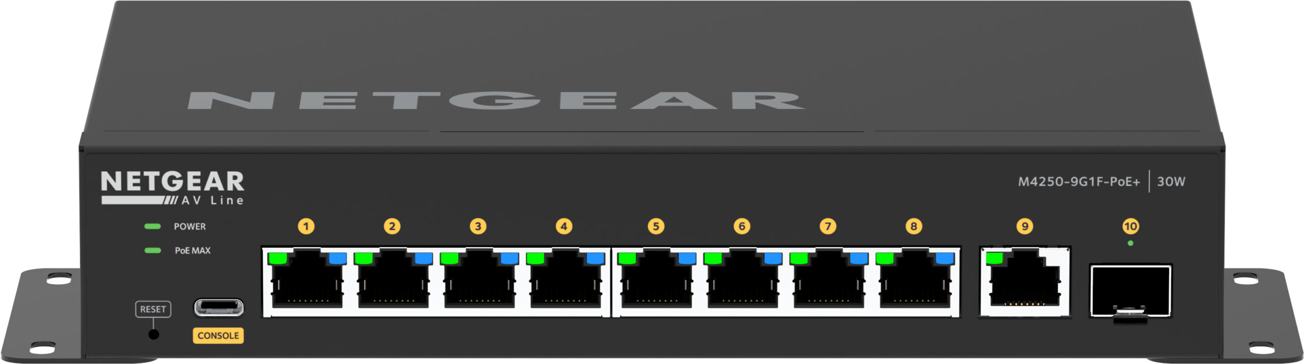 NETGEAR GSM4210PD Managed L2/L3 Gigabit Ethernet (10/100/1000) Power over Ethernet (PoE) Zwart - Afbeelding 2