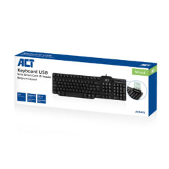 ACT Bekabeld toetsenbord met Smartcard lezer (Azerty/BE layout) - Afbeelding 5