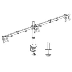 ACT Monitorarm 27", 3 schermen - Afbeelding 6