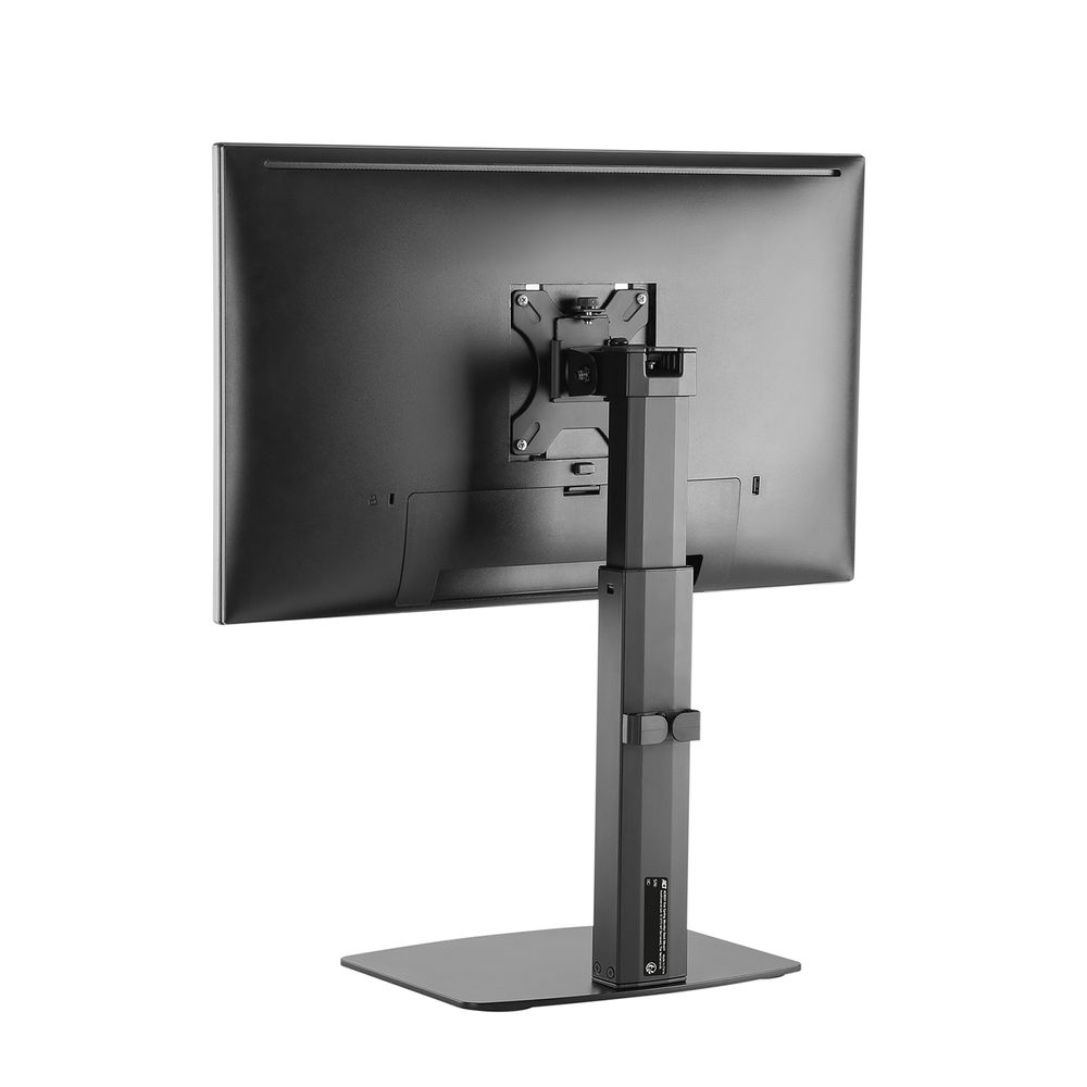 ACT Monitorarm 32" office, op voet met gasveer, 1 scherm - Afbeelding 4