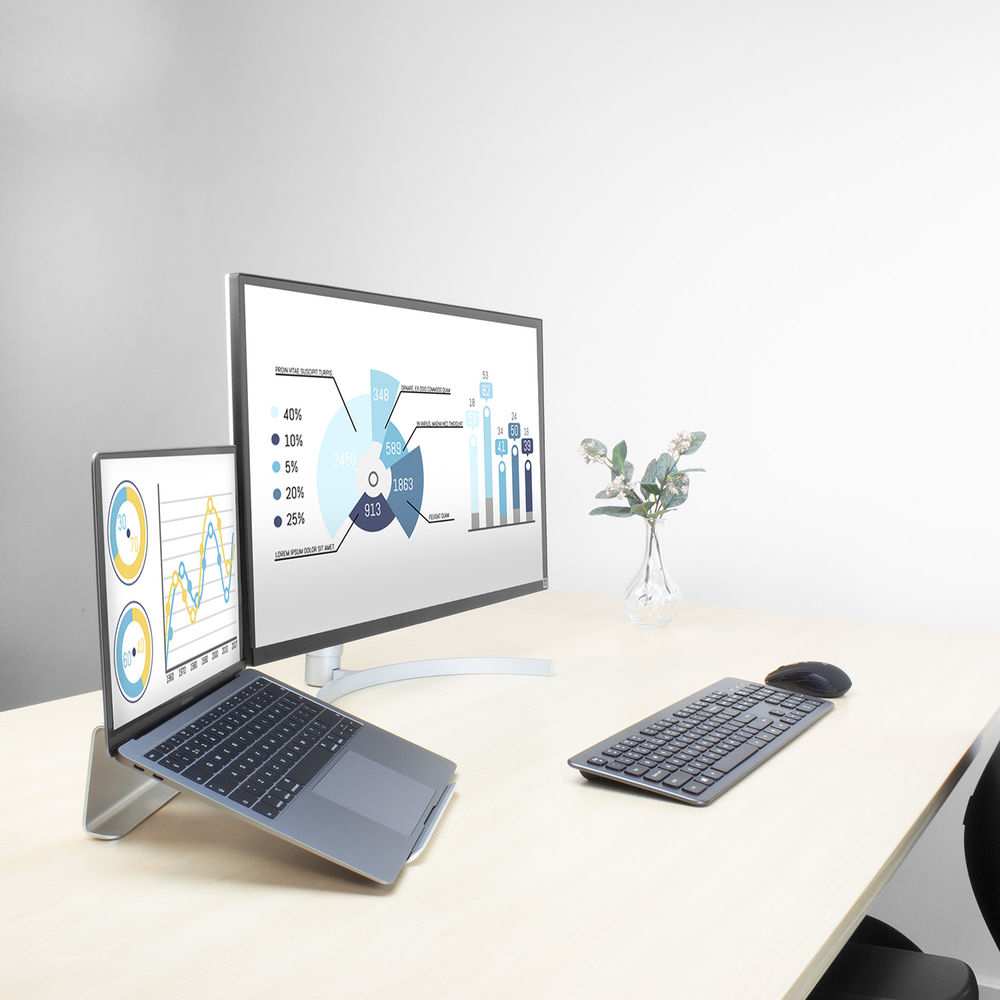 ACT Laptopstandaard aluminium - Afbeelding 5