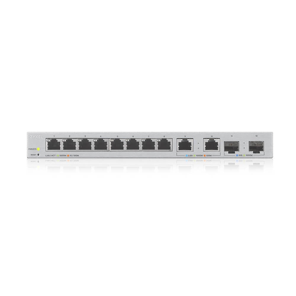 Zyxel XGS1210-12-ZZ0102F netwerk-switch Managed Gigabit Ethernet (10/100/1000) Grijs - Afbeelding 3