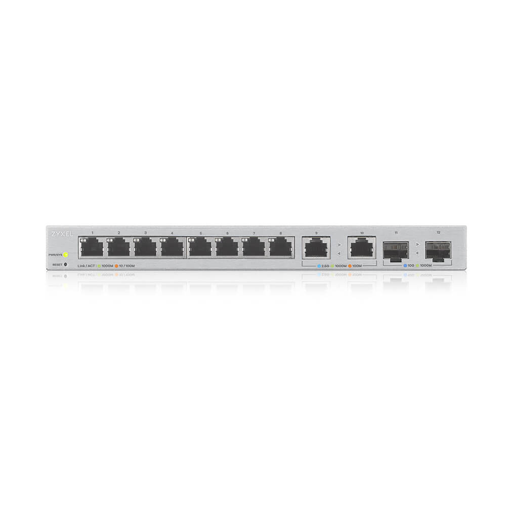 Zyxel XGS1210-12-ZZ0102F netwerk-switch Managed Gigabit Ethernet (10/100/1000) Grijs - Afbeelding 3