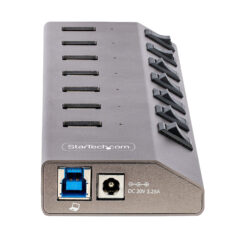 StarTech.com 7 Port Self-Powered USB C Hub met Individuele On/Off Switches, USB 3.0 (5Gbps) Hub met Voedingsadapter, Desktop / Laptop USB-C naar USB-A Splitter - Afbeelding 5