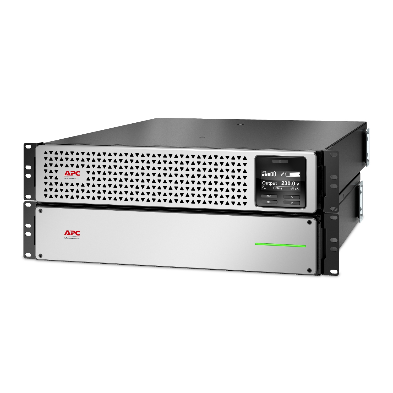 APC Smart-UPS Li-Ion SRTL3000RM4UXLI-NC Noodstroomvoeding - 3000VA, 6x C13, 2x C19, USB, Rack/tower convertible, long runtime, NMC - Afbeelding 2