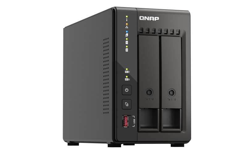 QNAP TS-253E NAS Tower Intel® Celeron® J6412 8 GB 0 TB QNAP QTS Zwart - Afbeelding 5