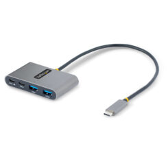 StarTech.com 4-Port USB-C Hub met 100W Power Delivery Pass-Through, 2x USB-A + 2x USB-C, 5Gbps, 30cm Kabel, Compacte Laptop/Desktop USB Type-C naar USB-A/C Hub - Afbeelding 2