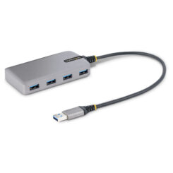 StarTech.com 4-Port USB Hub, USB 3.0 5Gbps, Bus Powered USB-A naar 4x USB-A Hub met Optionele Extra Power Input, Compacte Desktop/Laptop USB Hub, 30cm Kabel, USB 3.0 Expansion Hub - Afbeelding 2