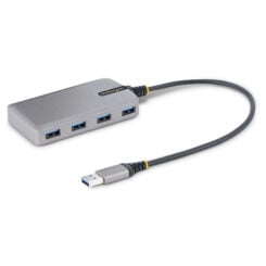 StarTech.com 4-Port USB Hub, USB 3.0 5Gbps, Bus Powered USB-A naar 4x USB-A Hub met Optionele Extra Power Input, Compacte Desktop/Laptop USB Hub, 30cm Kabel, USB 3.0 Expansion Hub