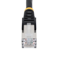 StarTech.com 50cm CAT6a Ethernet Kabel, Zwart, Low Smoke Zero Halogen (LSZH), 10GbE 500MHz 100W PoE++ Snagless RJ-45 S/FTP Netwerk Patch Kabel met Trekontlasting, Fluke Tested/ETL - Afbeelding 5