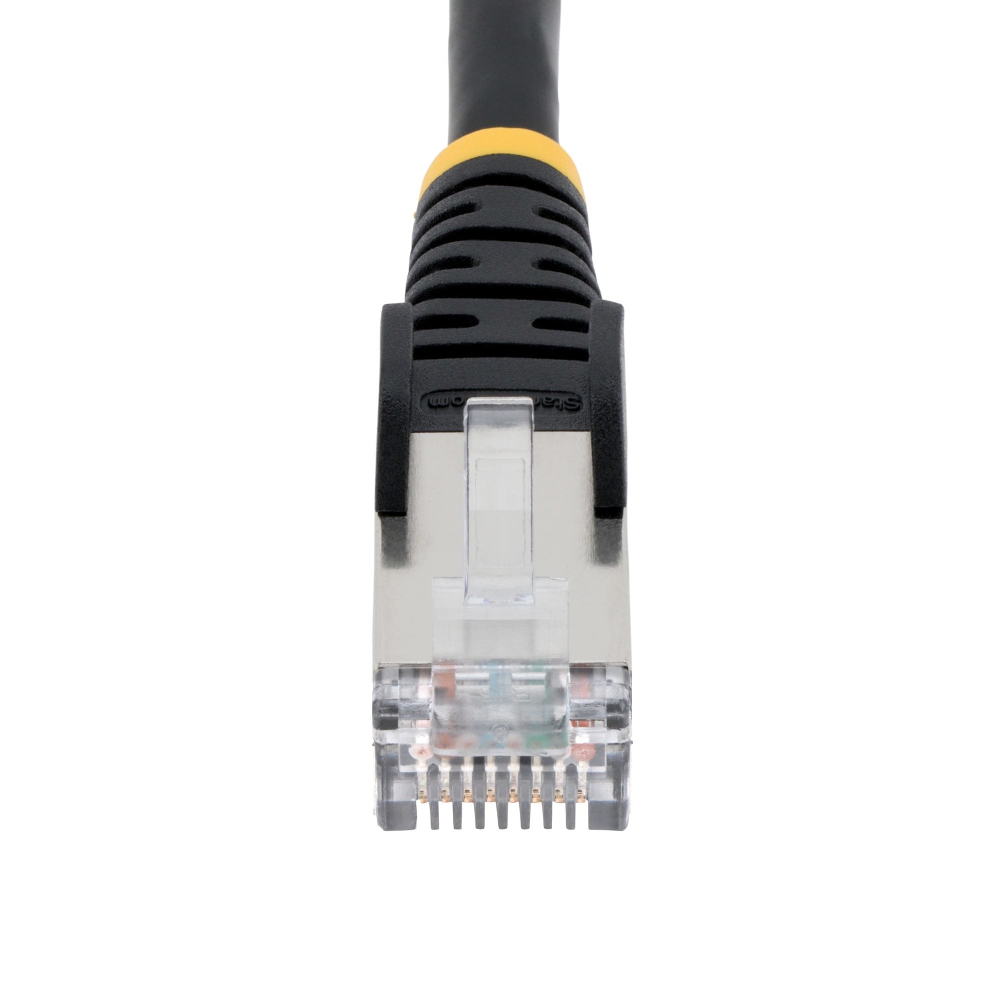 StarTech.com 50cm CAT6a Ethernet Kabel, Zwart, Low Smoke Zero Halogen (LSZH), 10GbE 500MHz 100W PoE++ Snagless RJ-45 S/FTP Netwerk Patch Kabel met Trekontlasting, Fluke Tested/ETL - Afbeelding 5